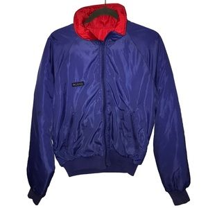 Vintage Reversible Columbia Retro Bomber Jacket